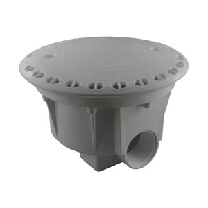 DRAIN DE FOND GRIS ANTI VORTEX