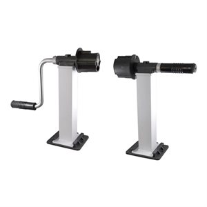 ENS. ROULEAU SOLAIRE EN ALUMINIUM POUR PISCINE HORS TERRE