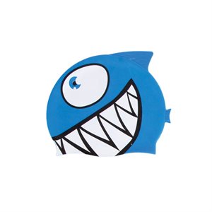 BONNET SILICONE JUNIOR POISSON BLEU