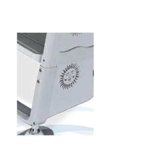 BARRIERE PROTECTRICE PERFORÉE 17'' BLANC