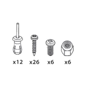 ENS. DE QUINCAILLERIE POUR ACM 122