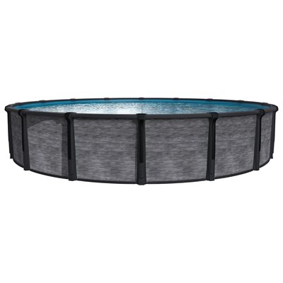 ABOVE-GROUND POOL MAUI GRAY, WALL DRIFTWOOD 12' X 24' 52'' ABOVE-GROUND POOL MAUI GRAY, WALL DRIFTWOOD 12' X 24' 52''
