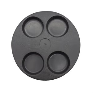 COUVERT DE FILTRE NOIR-BRUN 4 TROUS