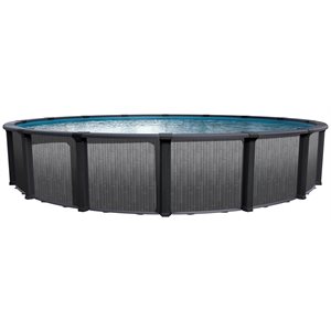 PISCINE HORS TERRE ZION NOIR, MUR MANCHESTER